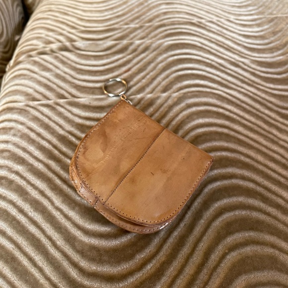 Vintage Eel Leather Crossbody Bag and Matching Eel Change Wallet Clutch - Picture 10 of 13